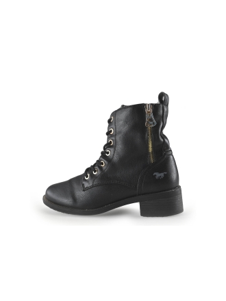 Mustang Schnürstiefel Schwarz 272316