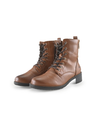 Mustang Schnürstiefel Cognac 272339