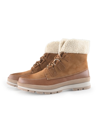 Supercracks Schnürstiefel Cognac 272414