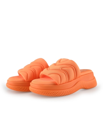 Bronx Mules Pantoletten Orange 272637