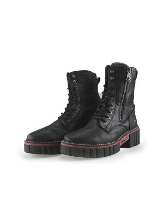 Mustang Schnürstiefel Schwarz 272853