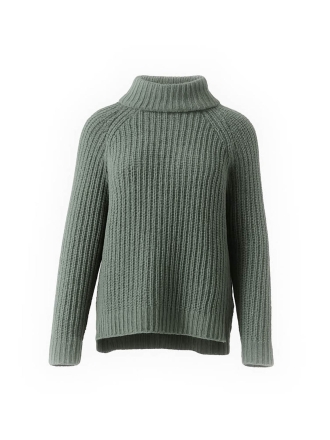 Cartoon Pullover Grün 273538