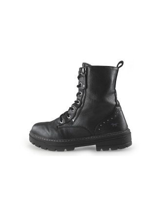 Mustang Schnürstiefel Schwarz 275004
