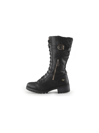 Mustang Schnürstiefel Schwarz 275059