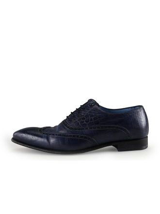 Floris van Bommel Schnürschuhe Blau 275231