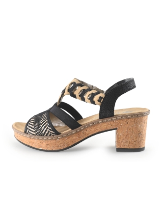 Rieker Sandalen Schwarz 275296