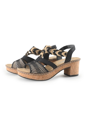Rieker Sandalen Schwarz 275296