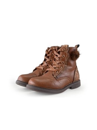 Bana&co Schnürstiefel Braun 275582