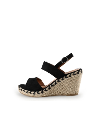 Nelson Keilschuhe Schwarz 276143