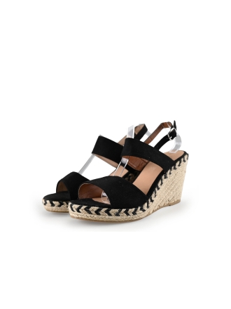 Nelson Keilschuhe Schwarz 276143