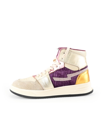 Milo & Mila Hohe Sneaker Beige 276519