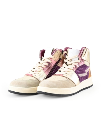 Milo & Mila Hohe Sneaker Beige 276519