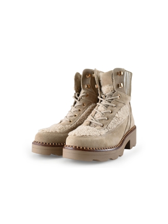 Signatur Schnürstiefel Beige 276527