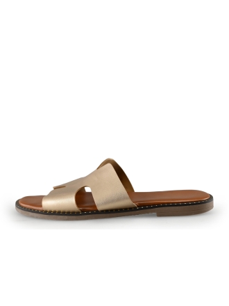 Dolcis Mules Pantoletten Gold 278002