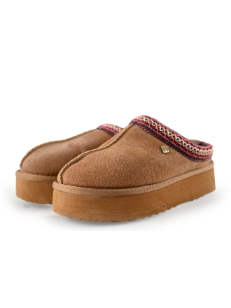Nelson Hausschuhe Cognac 278006