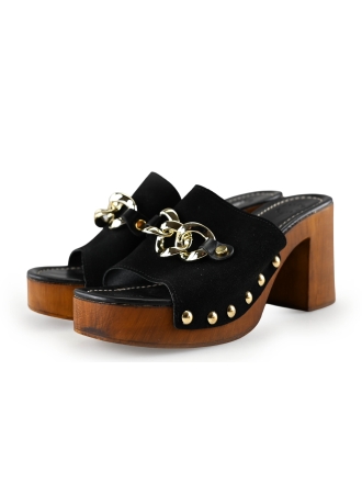 Nelson Mules Pantoletten Schwarz 278871