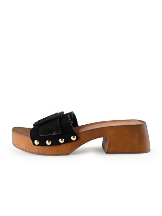 Notre-V Mules Pantoletten Schwarz 279307