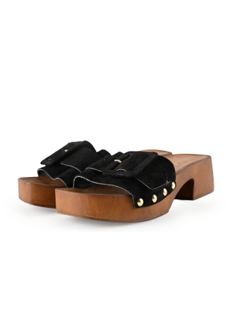 Notre-V Mules Pantoletten Schwarz 279307