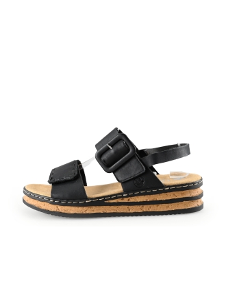 Rieker Sandalen Schwarz 279690