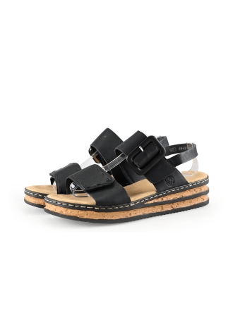 Rieker Sandalen Schwarz 279690