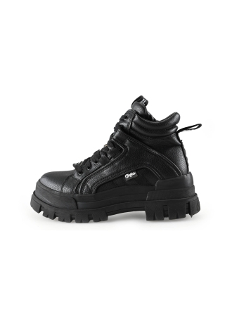 Buffalo Schnürstiefel Schwarz 280021