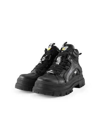 Buffalo Schnürstiefel Schwarz 280021