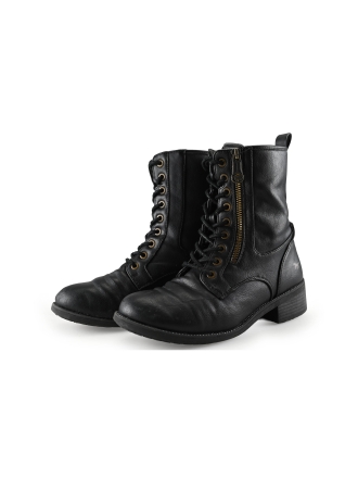 Mustang Schnürstiefel Schwarz 280935