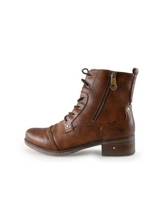 Mustang Schnürstiefel Cognac 281646