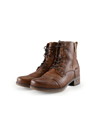 Mustang Schnürstiefel Cognac 281646