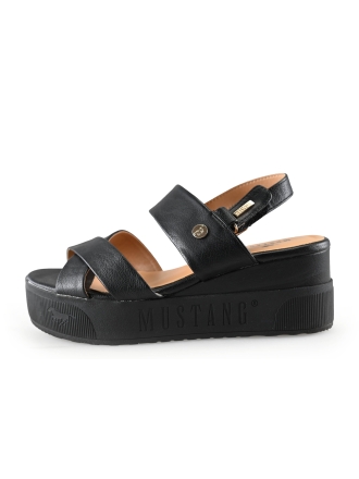 Mustang Keilschuhe Schwarz 281675