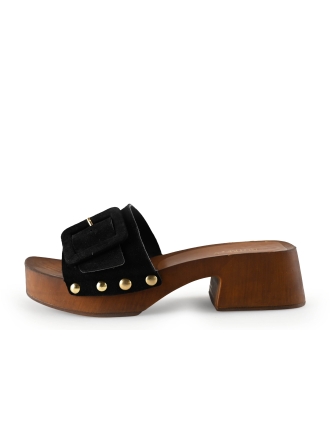 Notre-V Mules Pantoletten Schwarz 281719