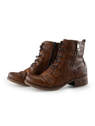 Mustang Schnürstiefel Cognac 282028