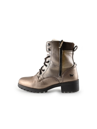 Mustang Schnürstiefel Gold 282071