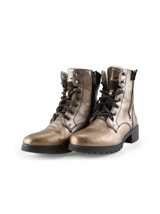 Mustang Schnürstiefel Gold 282071