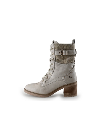 Mustang Schnürstiefel Weiß 282232