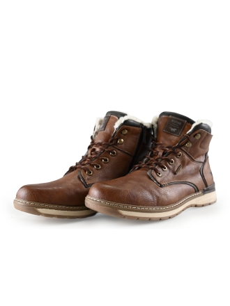 Mustang Schnürstiefel Cognac 282350