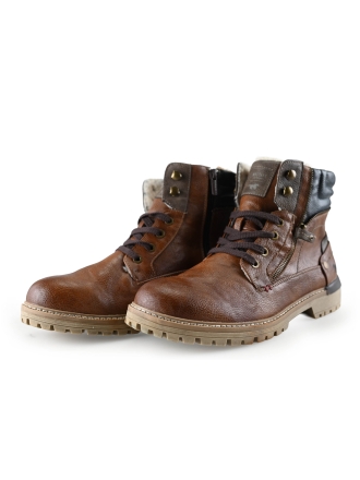 Mustang Schnürstiefel Braun 284010