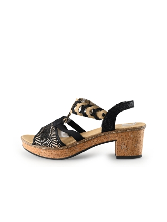 Rieker Sandalen Schwarz 284046