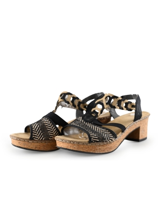 Rieker Sandalen Schwarz 284046