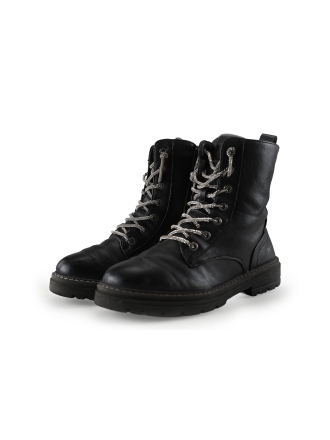 Mustang Schnürstiefel Schwarz 284522