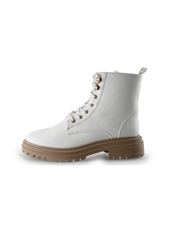 Hto Schnürstiefel Weiß 284570