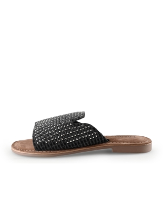 Lazamani Mules Pantoletten Schwarz 286182