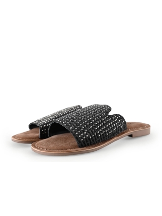 Lazamani Mules Pantoletten Schwarz 286182