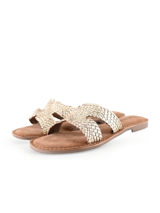 Lazamani Flip-Flops Gold 286239