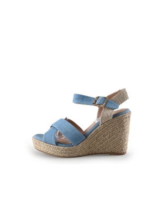 Cellini Keilschuhe Blau 287016