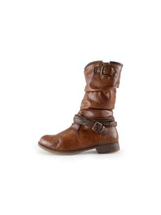 Mustang Bikerstiefel Cognac 287119