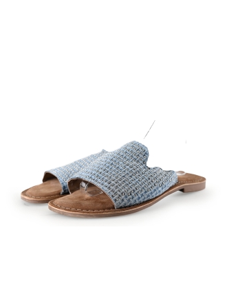 Lazamani Mules Pantoletten Blau 287363