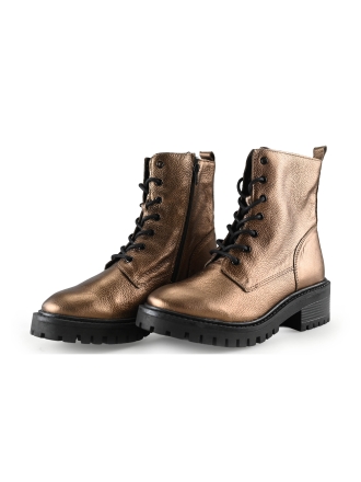 Manfield Schnürstiefel Bronze 287371