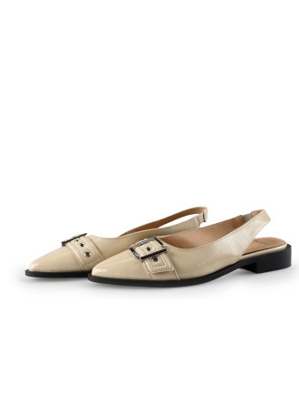 Manfield Mules Pantoletten Beige 287478