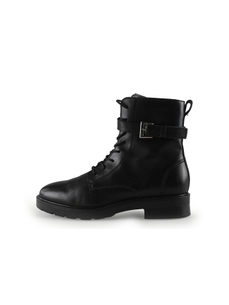 Manfield Schnürstiefel Schwarz 288004